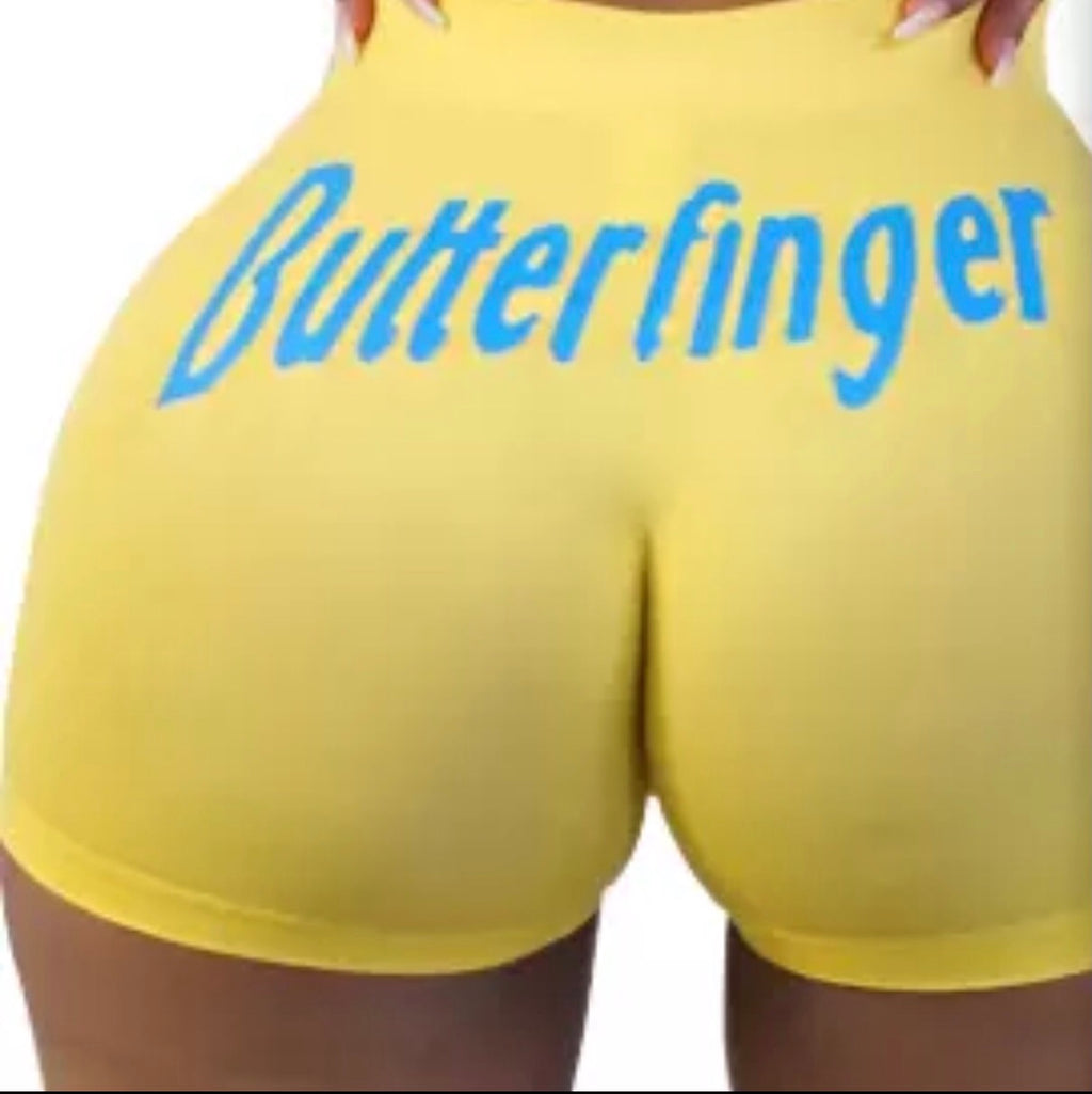 Women Shorts: Butterfingers